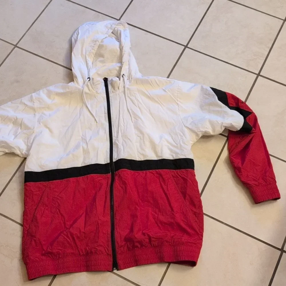 Air Jordan AQ2683 100 DIAMOND TRACK JACKET RED WHITE BLACK Full Zip XL
